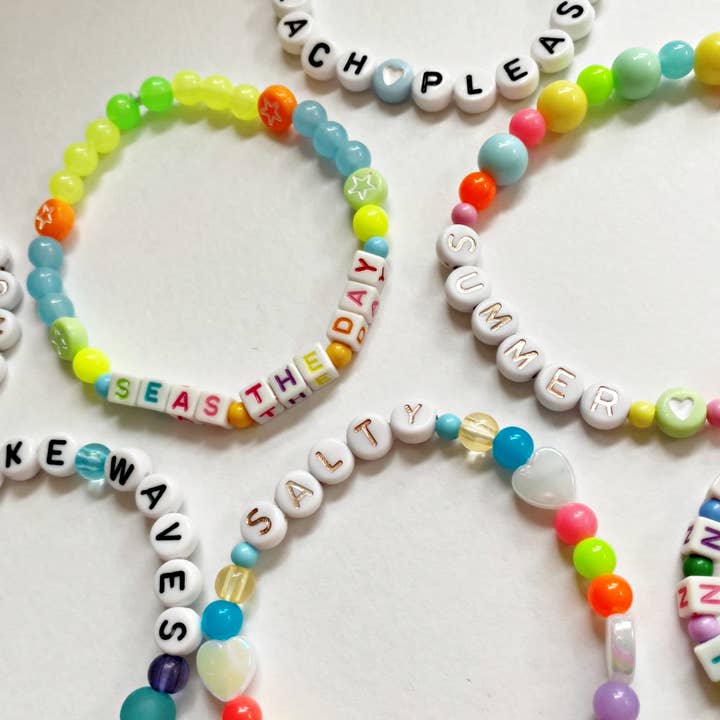 Tanner Glass - Wholesale Beaded Bracelet - Beaded Bracelets: Beach Themes2