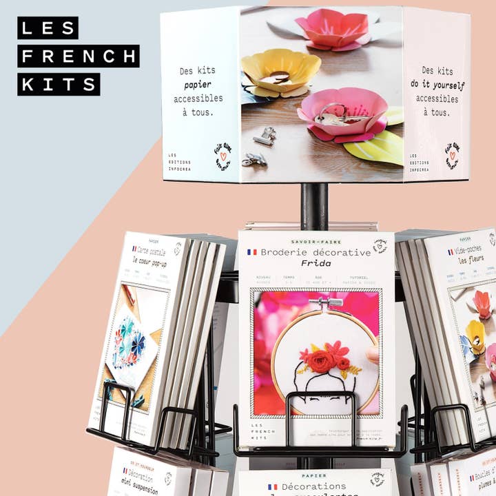 French Kits - Wholesale DIY Craft Kit - Implantation offer: 78 kits+Free display1