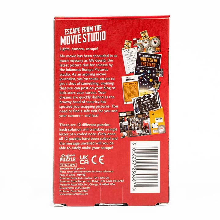 Professor Puzzle – wholesale Card game – Escape from the Movie Studio8