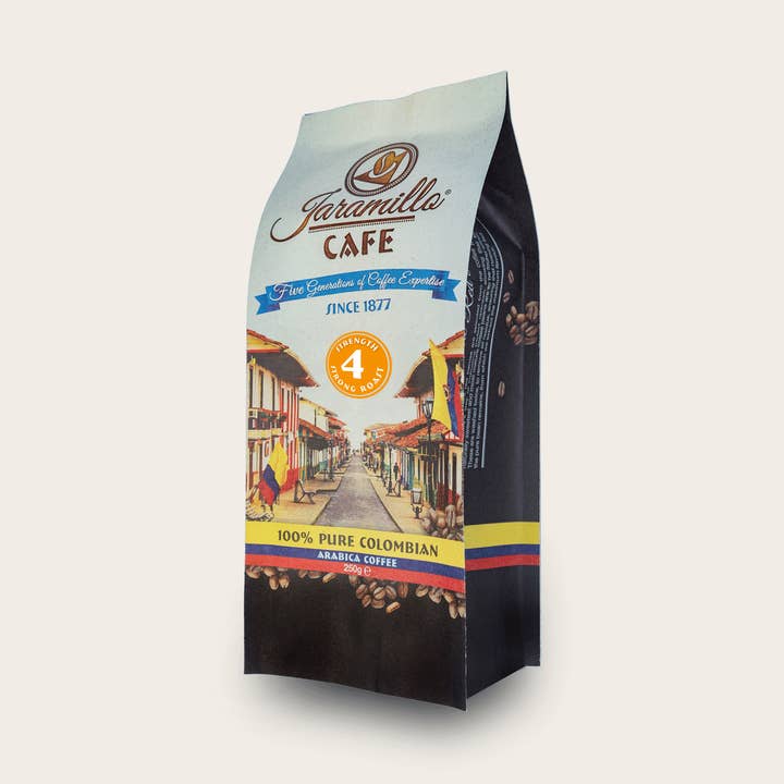 Stærk stege #4 bønner for engroshandel hos Jaramillo Cafe