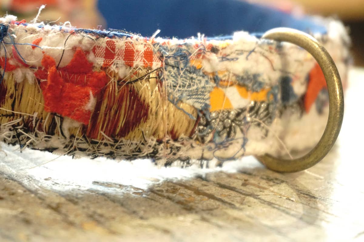 hundsfutter - Wholesale Pet Collar - Dog - Unique "patchwork1" dog collars - box with 4 sizes10