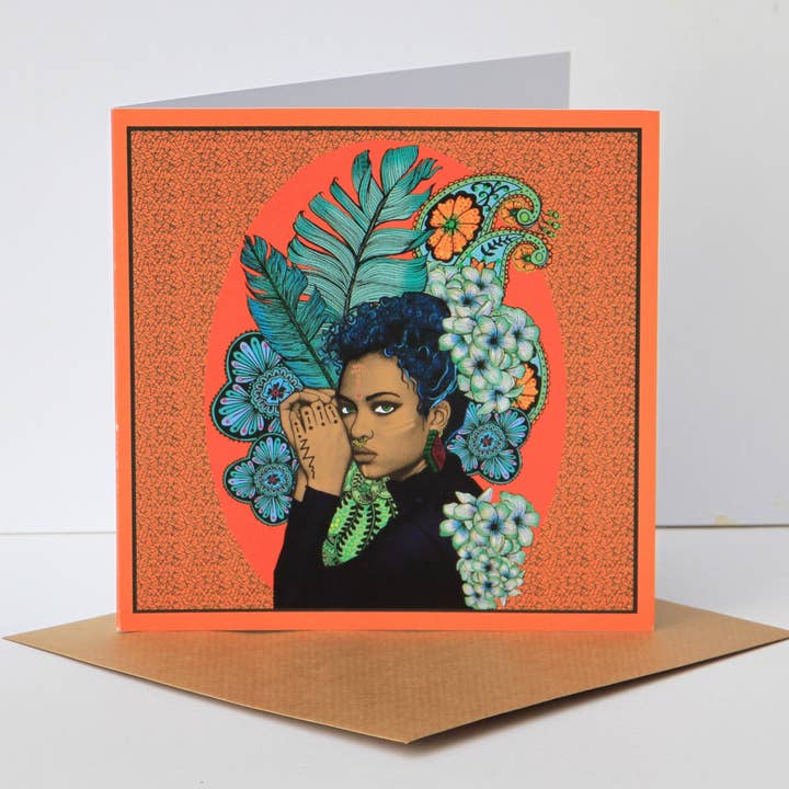 American African Girl Black Queen Flower Crown Msdre Gree for wholesale by Msdre