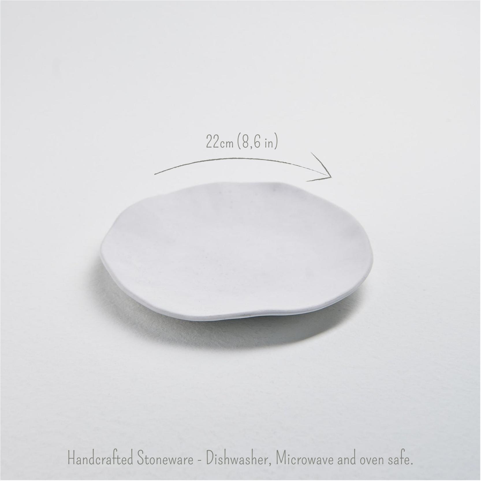 Egg Back Home - Wholesale Salad Plate - Nature Shape White Salad Plate 22cm9