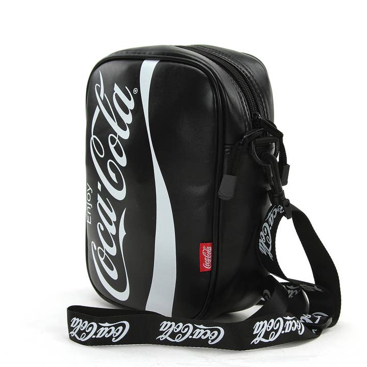 COMECO INC - Vendita all'ingrosso Borsa a tracolla - Donna - Borsa a tracolla rettangolare verticale Coca-Cola