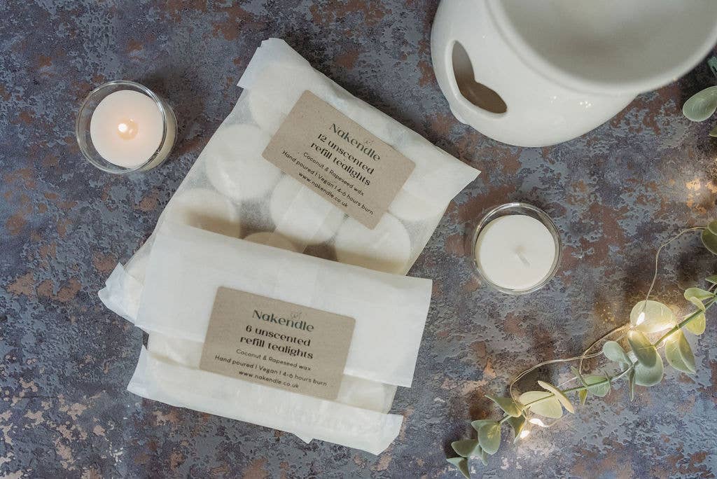 NAKEnDLE - Venta al por mayor Velas pequeñas - Velas tealight recargables Signature de cera de coco y colza7