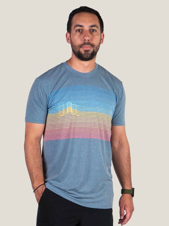 Men's Graphic Traverse Tek Tee (Discontinued Styles) for wholesale by Belong Designs