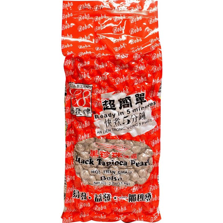 International Loft - Wholesale Beverage Mix - Efa Boba Tapioca Pearls Case of 18 Packs (2.2 lb Per Pack)