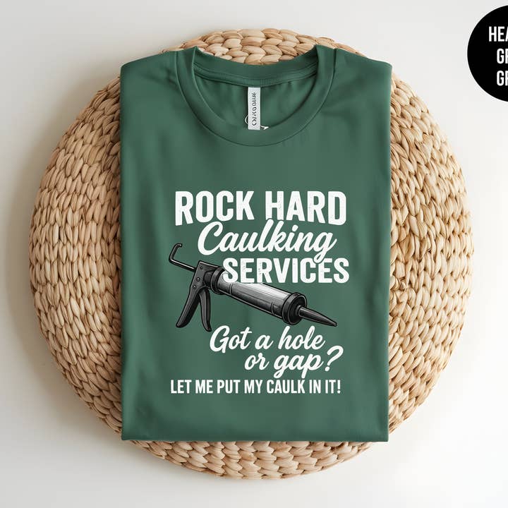 The Shirt Republic - Wholesale T-Shirt (Graphic) - Unisex - Rock Hard Caulking Services3