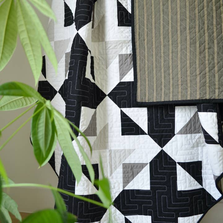 Sewn - Wholesale Craft Sewing Kit - Bedroom Quilt PAPER Pattern4