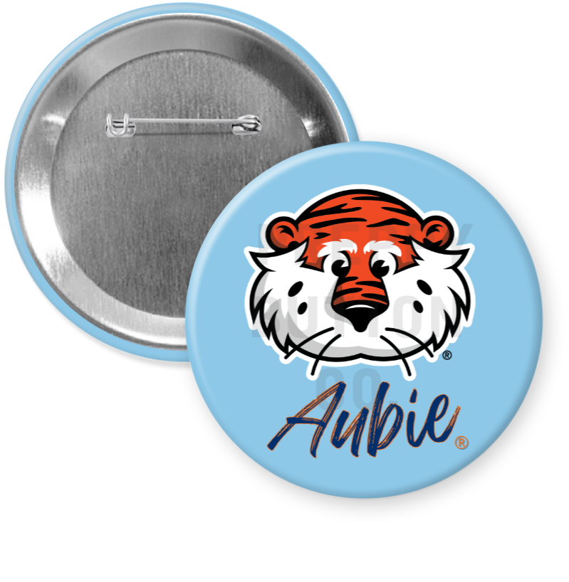 Preppy Button Co. LLC. - Wholesale Lapel Pin/Button - Aubie Gameday Button0