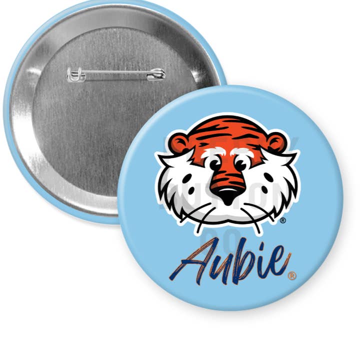 Preppy Button Co. LLC. - Wholesale Lapel Pin/Button - Aubie Gameday Button