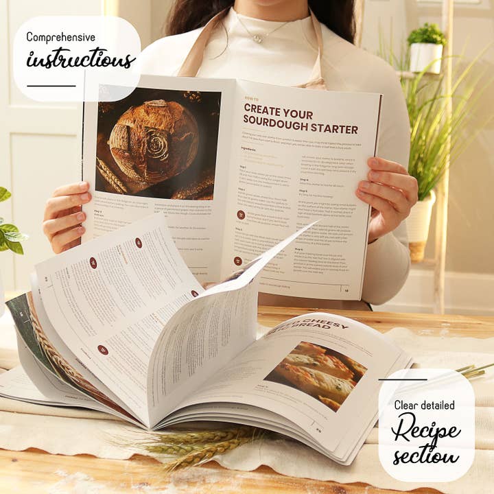 CraftZee - Wholesale DIY Food Kit - Sourdough Baking Kit - Sourdough Bread Baking Supplies 4