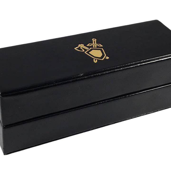 Luxury Faux Leather Dice Box / Rolling Tray - Fighter for wholesale by Role 4 Initiative