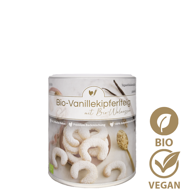 Bake Affair GmbH – Großhandel Kuchenbackmischung – Bio-Backmischung Bio-Vanillekipferlteig3