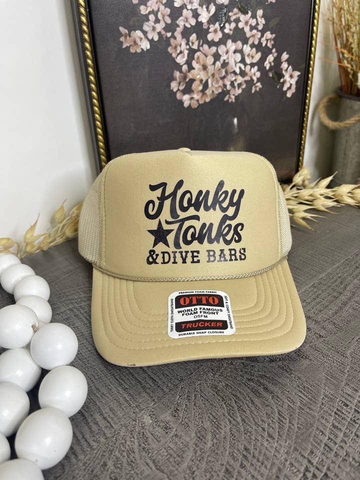 Honky Tonks & Dive Bars Trucker Hat for wholesale by 1/2 Penny Wholesale