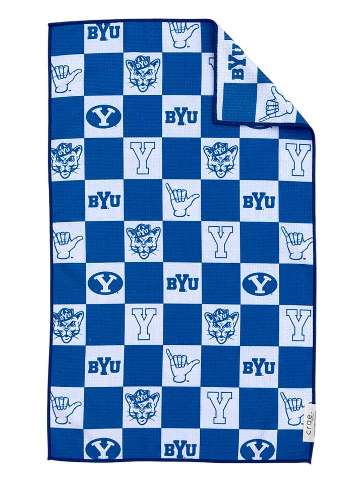 Blutendes Blau: Beidseitiges Handtuch für den Großhandel von Crae.Home