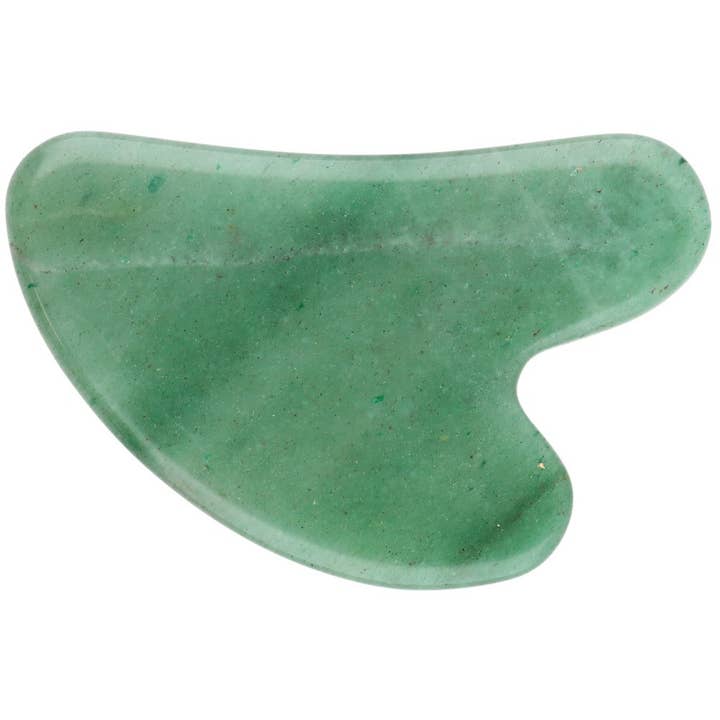 Green Quartz Gua Sha Massager -1- for wholesale by Vives de la Cortada S.L