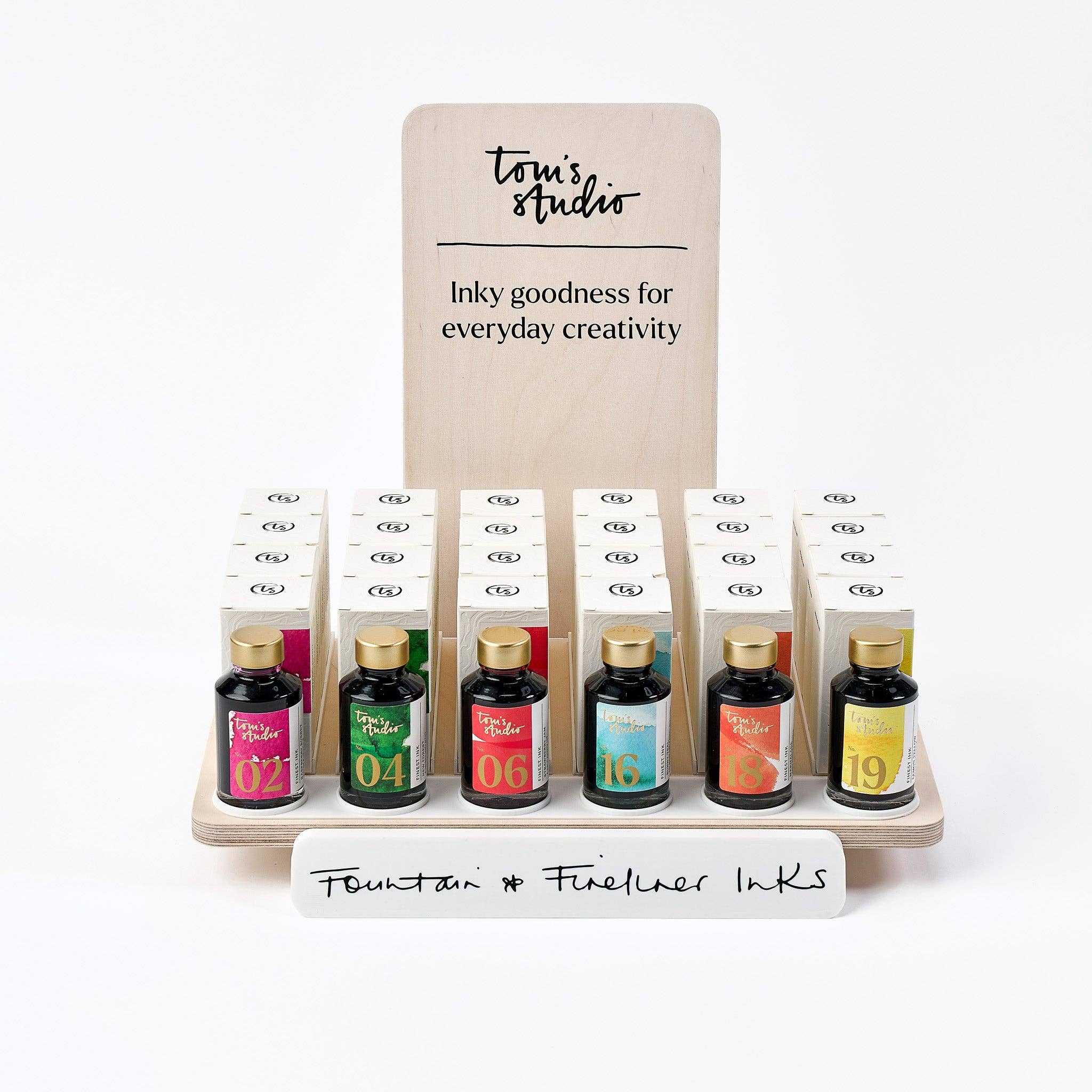 Tom's Studio – wholesale Pen – Fountain Pen Ink - Countertop Display Unit and Starter Kits4