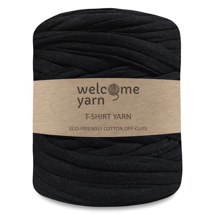 T-shirt Garn Sort for engroshandel hos WelcomeYarn