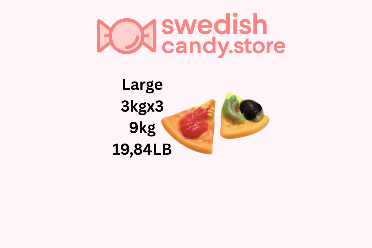 Swedish Candy.Store - Swedish Candy - Wholesale Gummy - Pizza Slice 3kg/6.61lb2