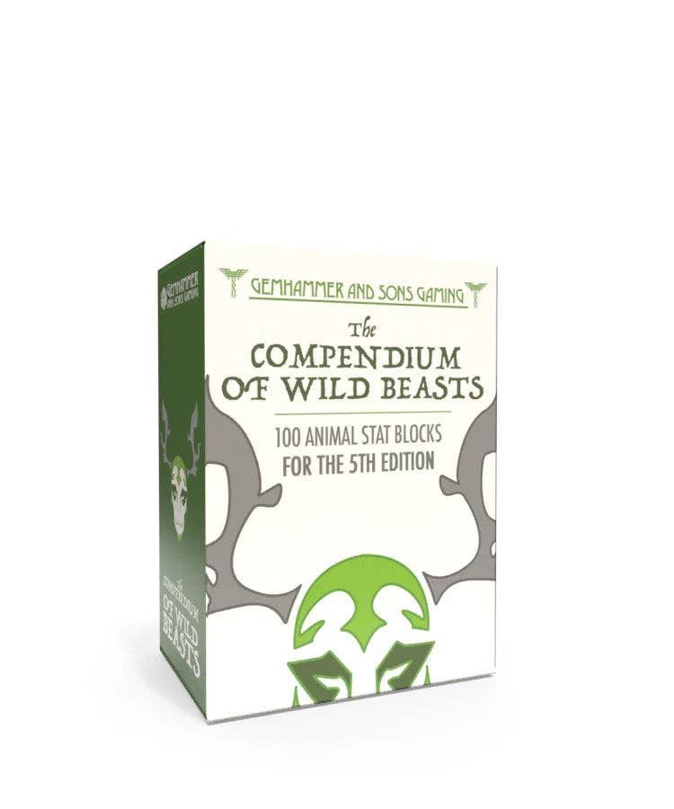 Gemhammer and Sons - Wholesale Card Game - The Compendium of Wild Beasts