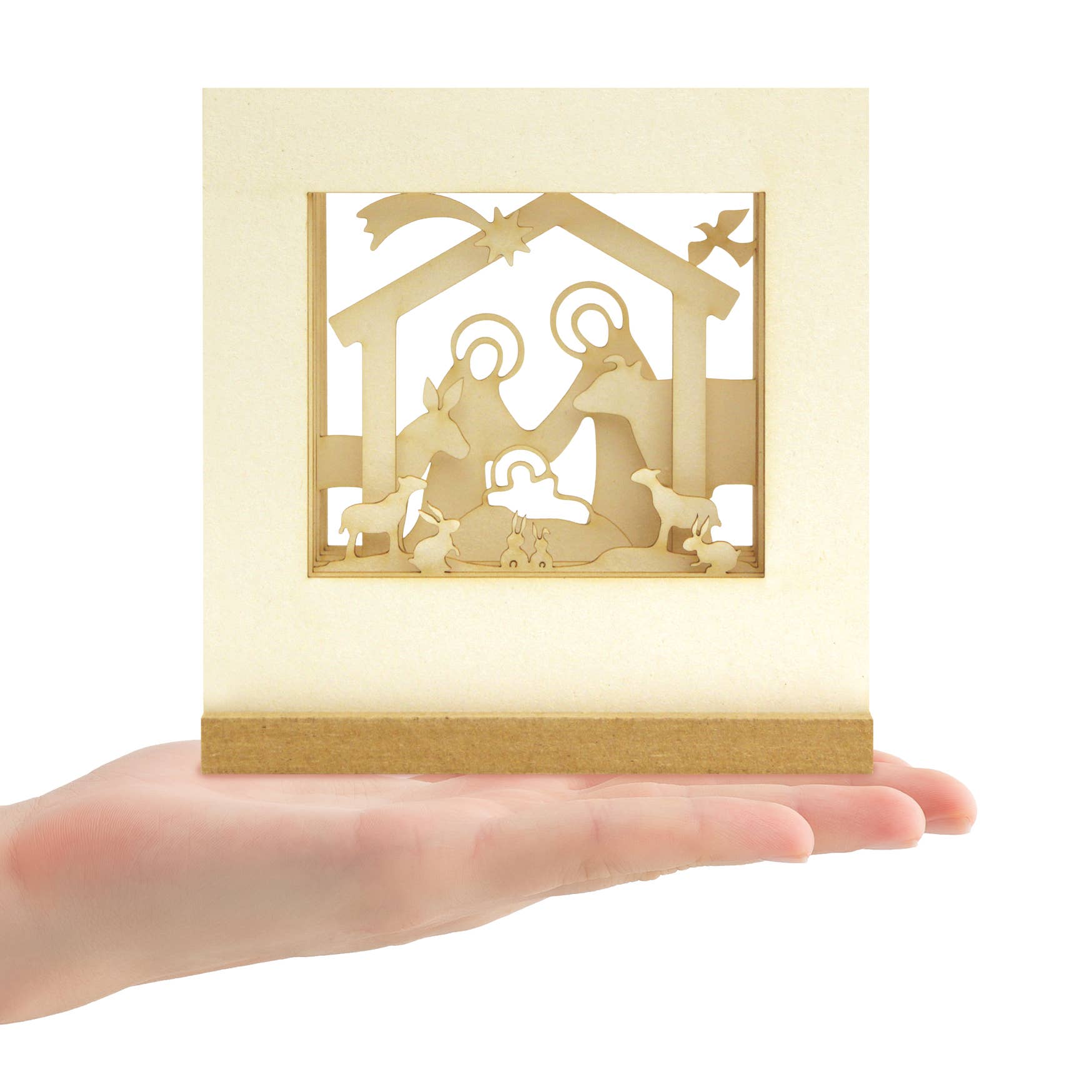 SILHOUBOX - Wholesale Christmas Decoration - Crib Silhoubox L... Christmas crib, Mary, Joseph, Jesus — gift item2