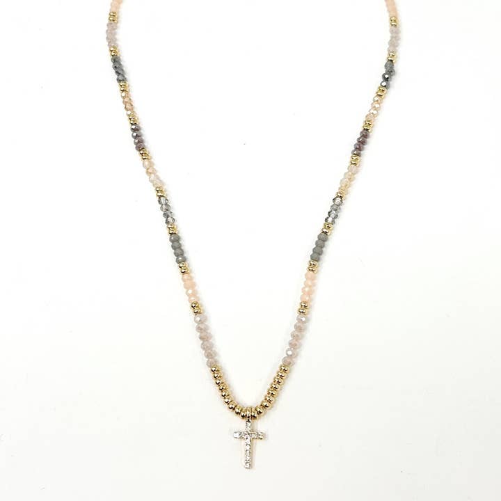 APPLE NATURAL MULTI CHOKER for wholesale by Meghan Browne Style