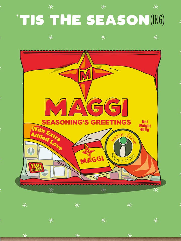 Maggi's Seasoning’s Greetings for wholesale by Hood Greetings