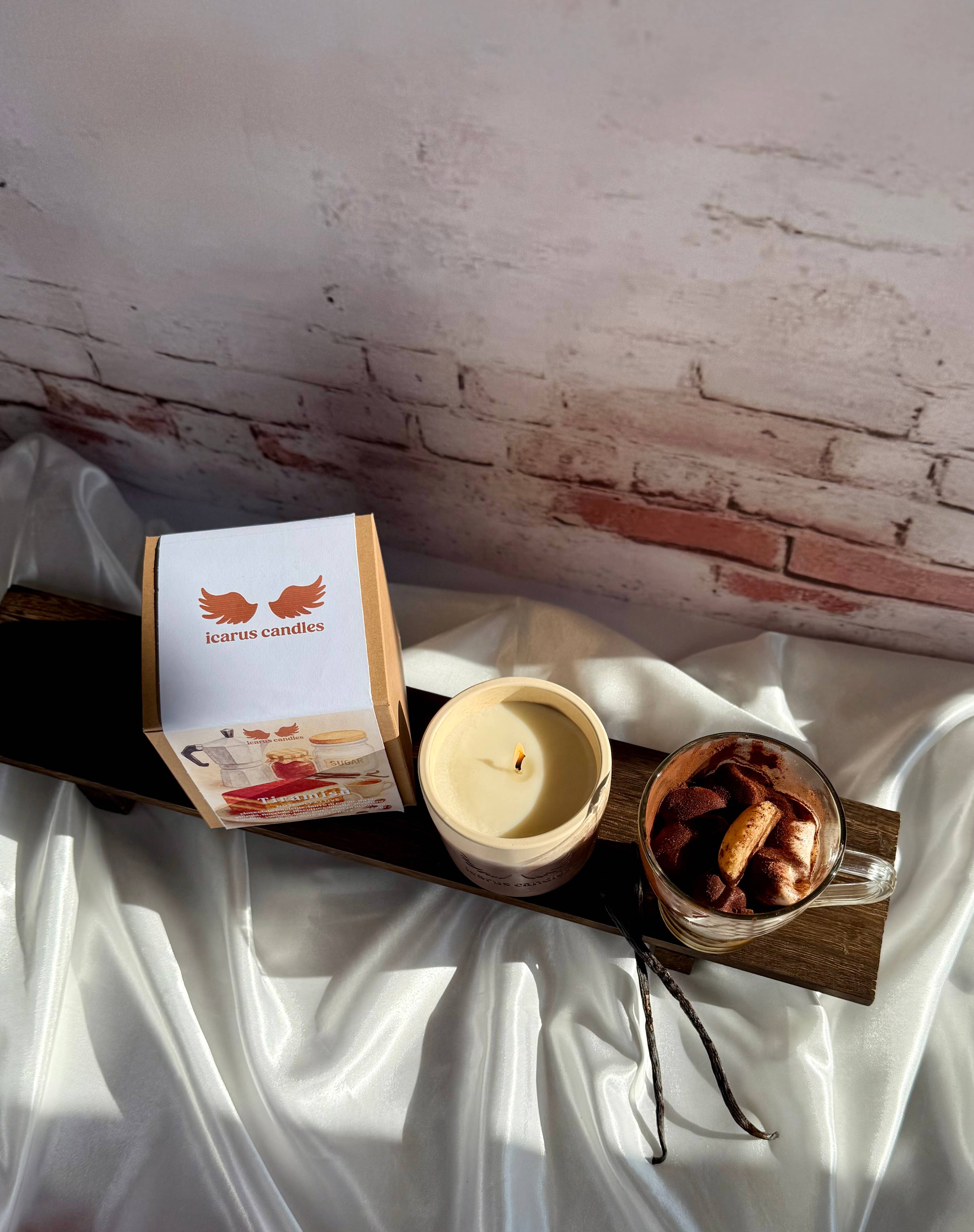 Icarus Candles - Wholesale Jar/Filled Candle - Candela - Tiramisu7