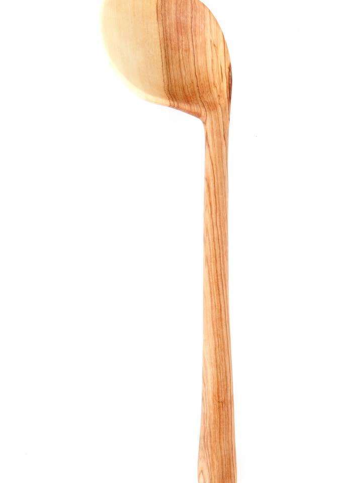 Kenyan Wild Olive Wood Dollop Spoon for wholesale by Swahili | AFRICAN MODERN