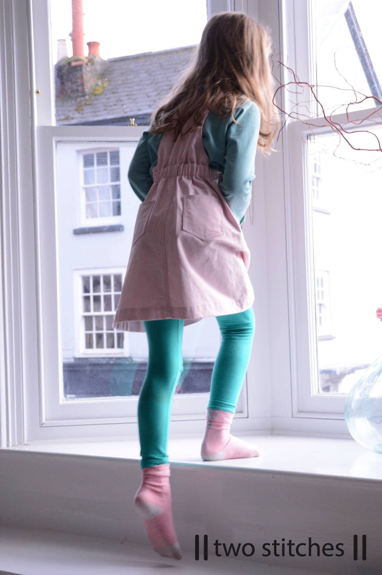 Two Stitches Patterns – wholesale Craft sewing kit – Freddie Dungarees - Sewing Pattern for Childrenswear4