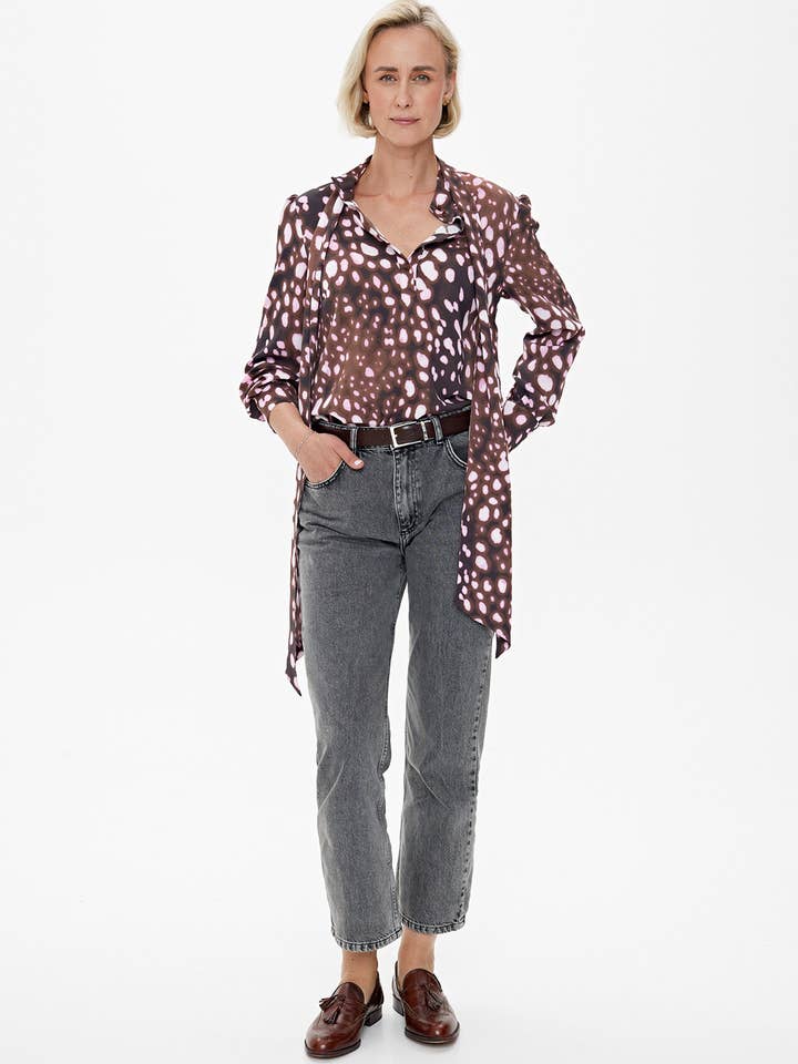 CAPSULE by Agnė Gilytė - Wholesale Jeans - Women's - Jeans 'LA PARISIENNE' | flattering slim fit gray14