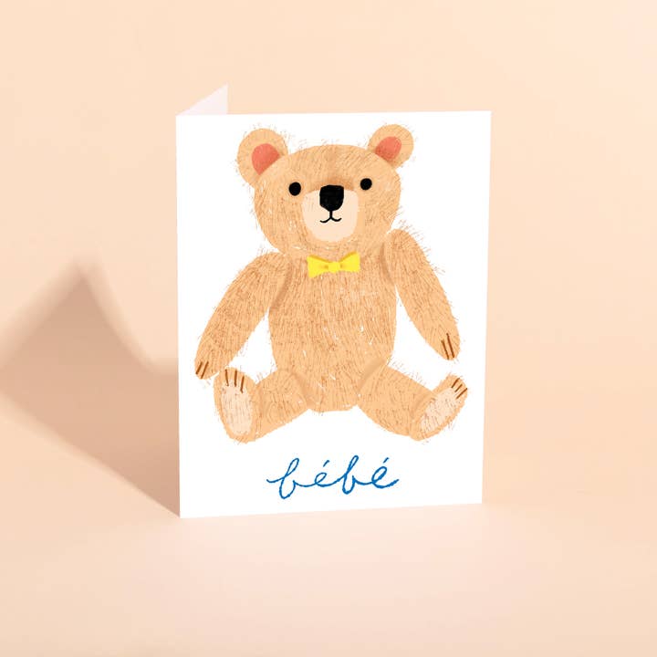 TEDDY - Baby Card for engroshandel hos Carolyn Suzuki