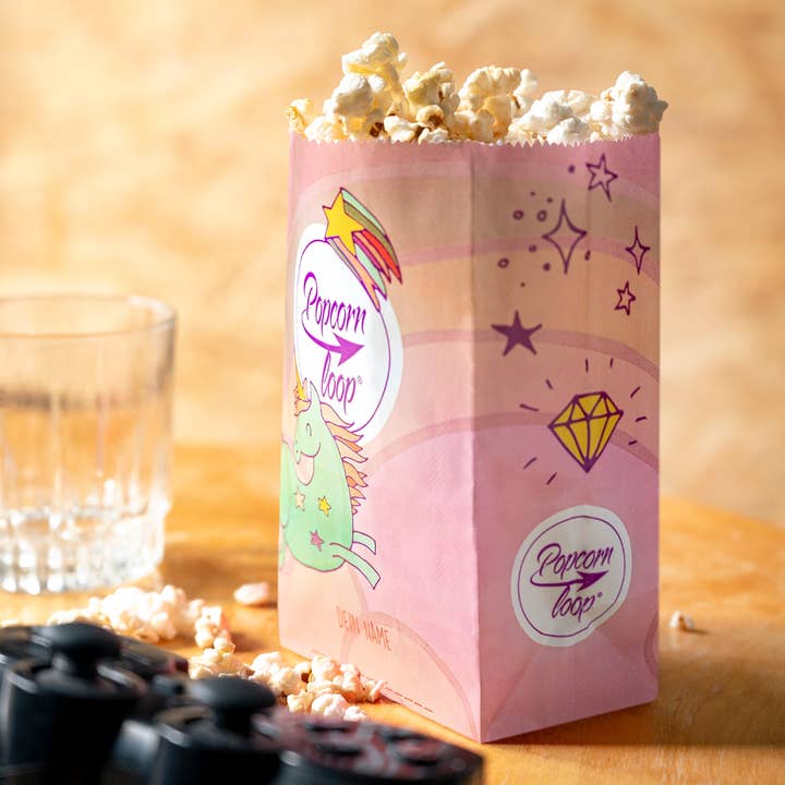 Popcornloop – Großhandel Popcorn – Popcorntüten Einhorn S | 50 Stk2
