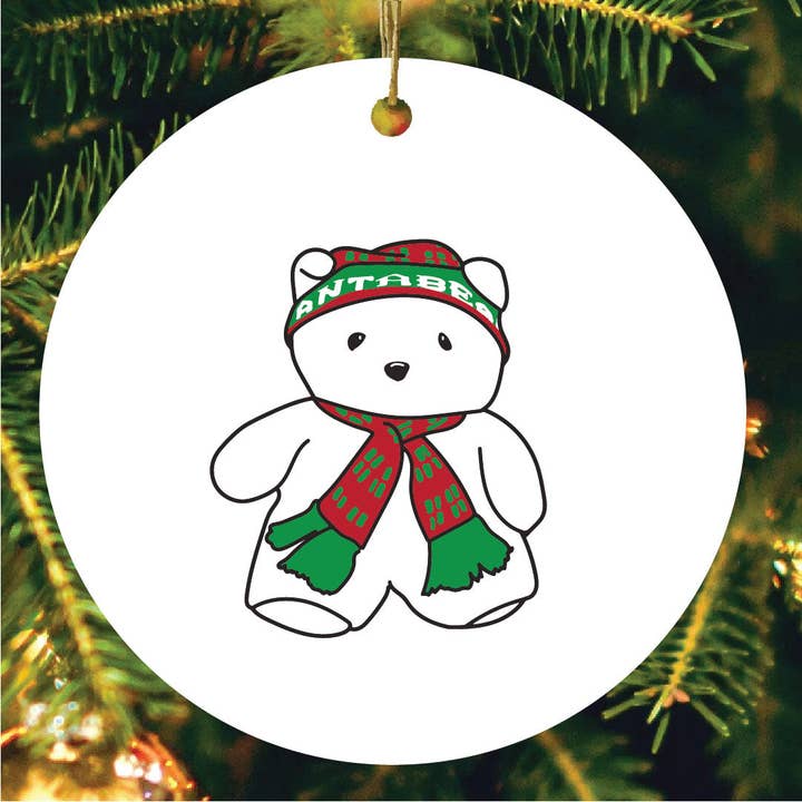 Ornamento de Natal Minnesota Urso (fundo branco) por atacado de Minnesota Awesome