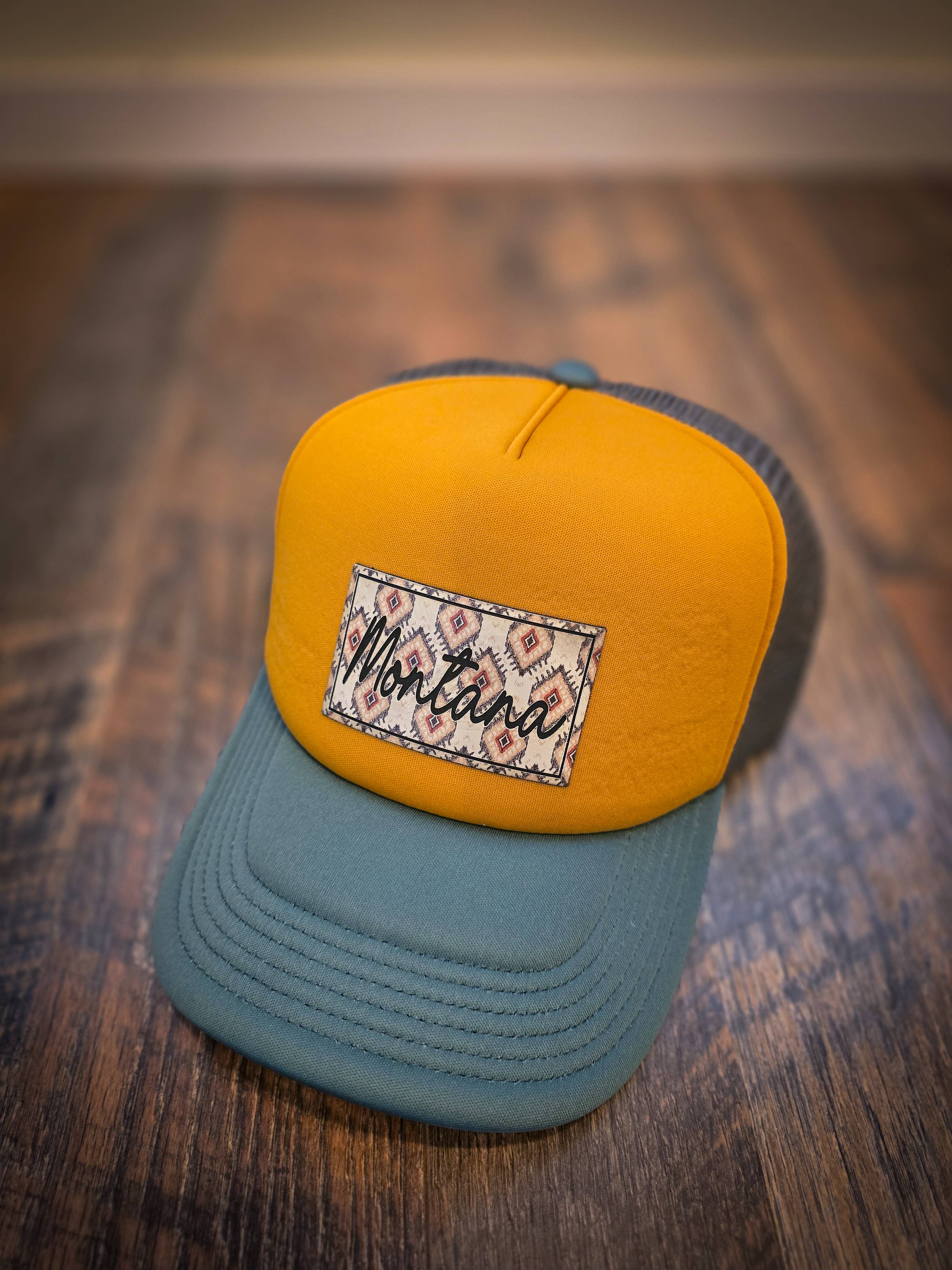 BRIARANDSPHINX - Vendita all'ingrosso Cappellino  da camionista - Unisex - Toppa Stampata Camionista Schiuma Senape0