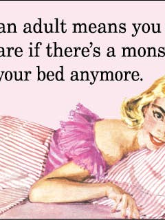 MAGNET: Being an adult means you just don't care if…. for wholesale by Ephemera