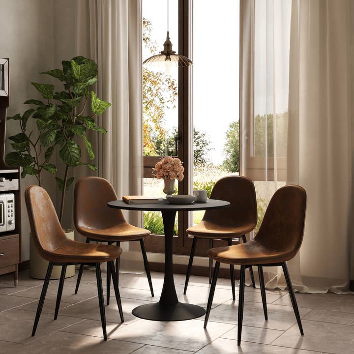 5-Piece Round Dining Set-Clift Table with 4 Charlton Chairs and other Purchase Wholesale outdoor dining table set. Free Returns & Net 60 Terms on Faire trending on Faire.