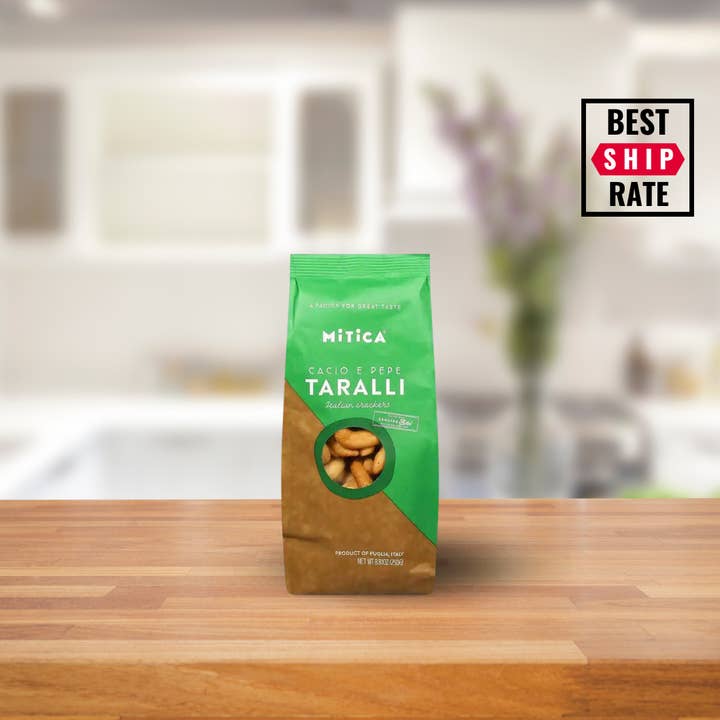 Mitica Taralli Cacio e Pepe – 12 units for wholesale by Casacella Foods