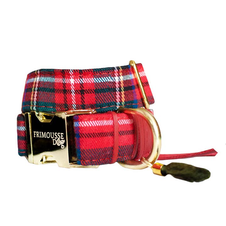 Collar de perro ajustable escocés «Watson» para venta al por mayor de Frimousse Dog