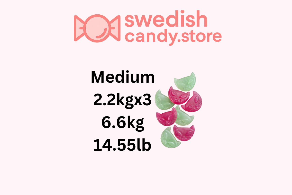 Swedish Candy.Store - Swedish Candy - Wholesale Gummy - Swedish Candy-Sweet Cats 2.2kg/4.85lb1