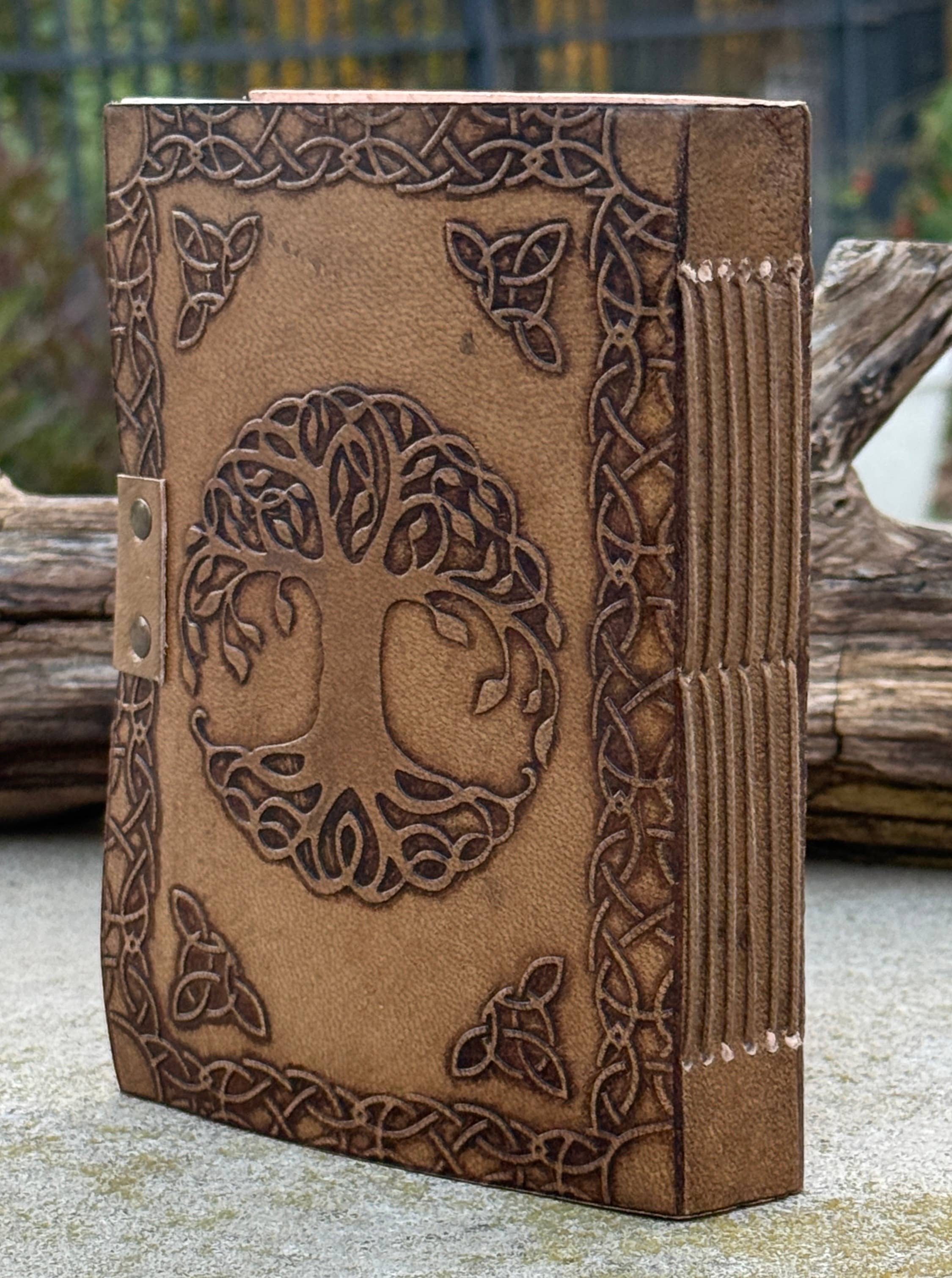 Lungta Imports – wholesale Journal/diary – Tree Of Life Vintage Leather Journal Embossed Cover Handmade15