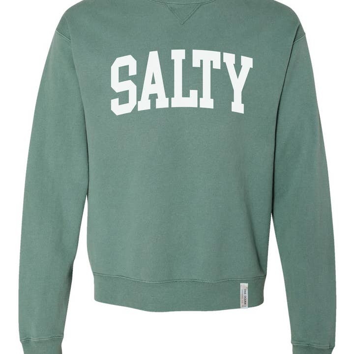 One Ocean Apparel Co.. - Wholesale Graphic Sweatshirt - Unisex - SALTY Crewneck - CUSTOM COLORS5