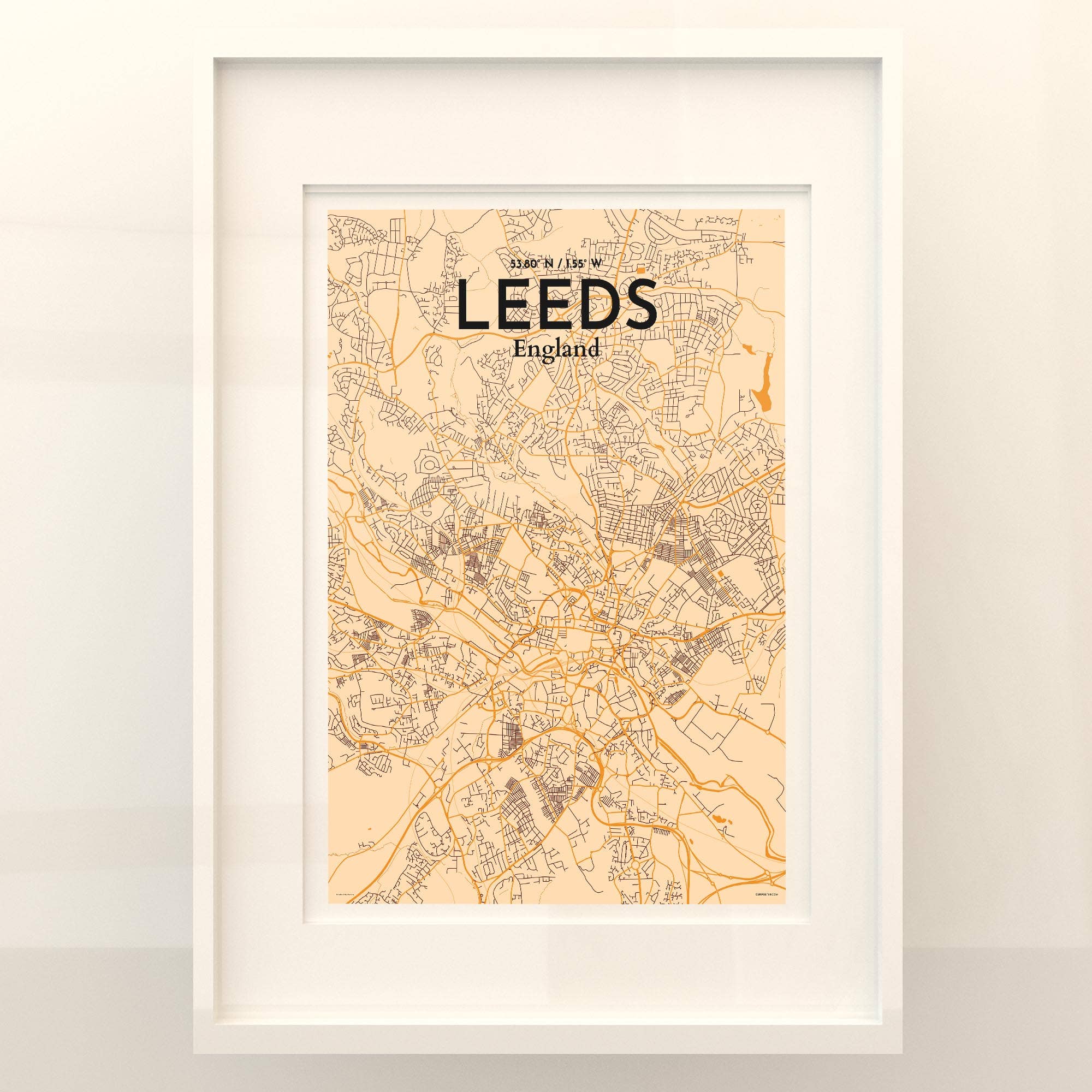 OurPoster.com – wholesale Poster – Leeds karta affisch17