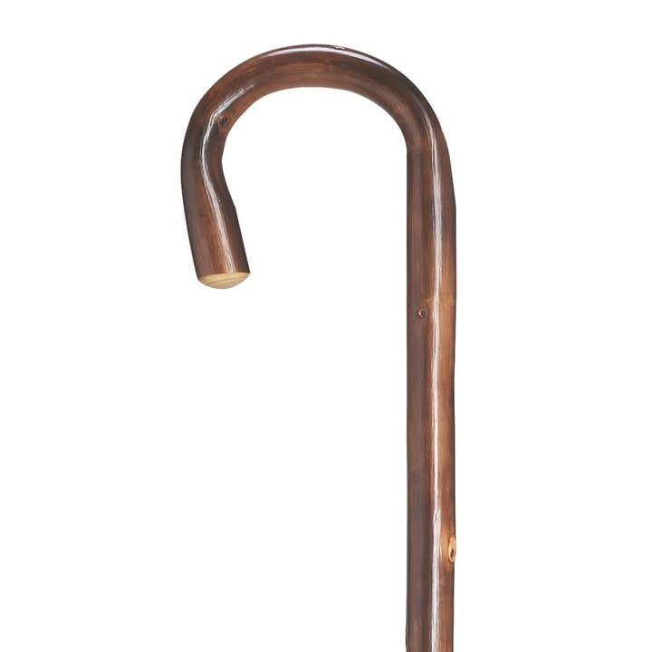 Ladies Knotted English Chestnut Crook for wholesale by Harvy Canes