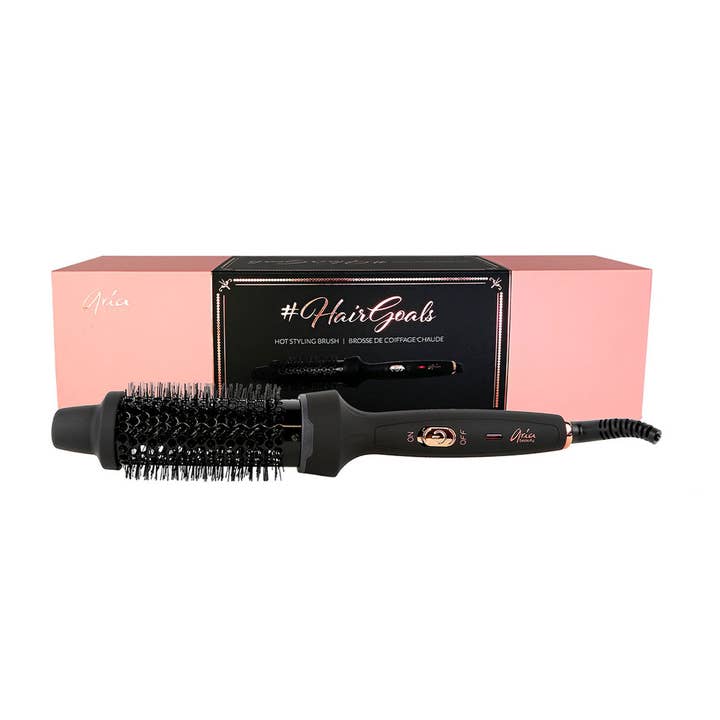 1.5" #HairGoals Hot Styling Brush for wholesale by Aria Beauty