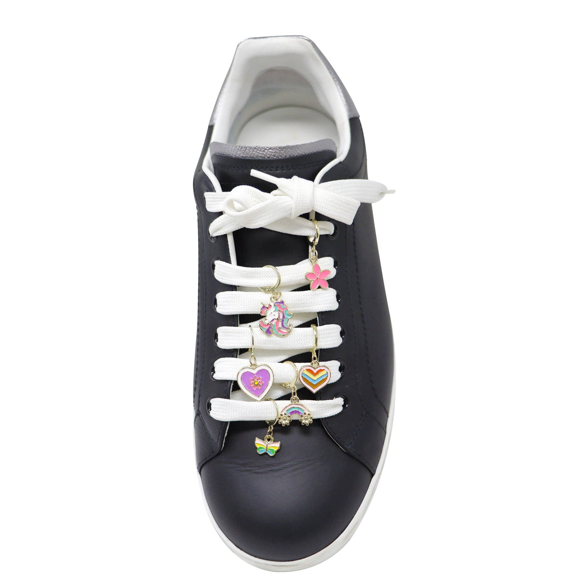 Pink Poppy USA - Wholesale Shoelaces - Kids & Baby - Rainbow Unicorn 6-pack Shoelace Charm Set | Pack of 62