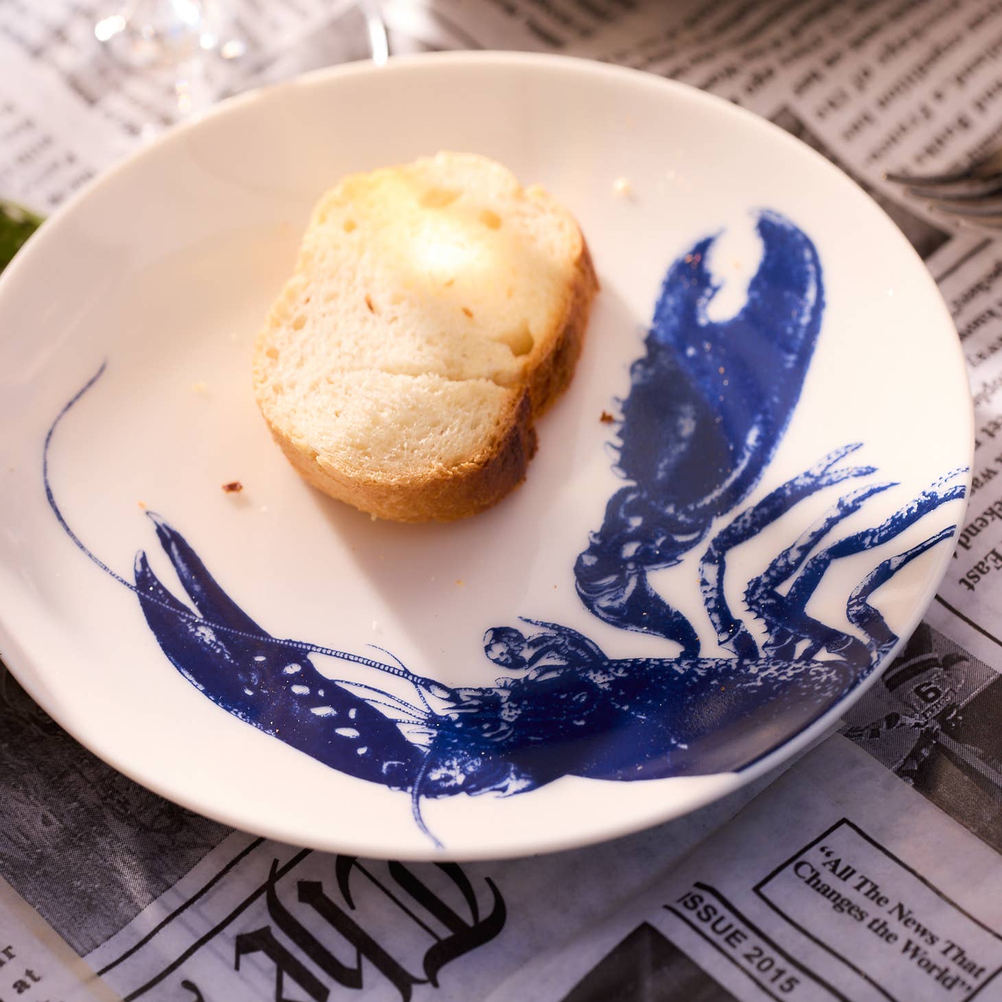 Caskata - Wholesale Dinner Plate - Blue Lobster Small Plates, Set of 41