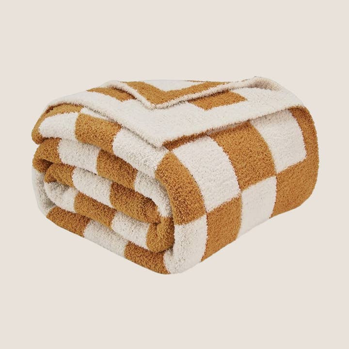 Couvertures à carreaux super douces 50x50 pour la vente par Ella Blue