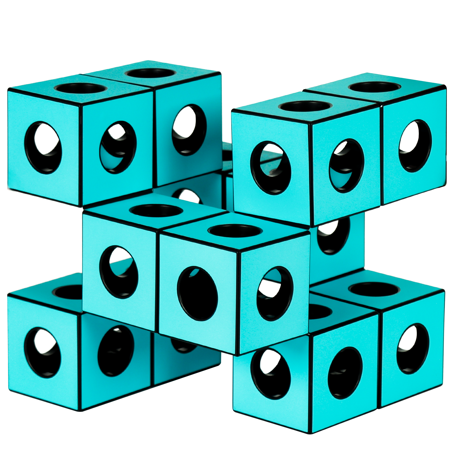 Fun In Motion Toys - Wholesale Building Set - Kids - TECTI - Kinetic Building System - Cubes with Tectonic Moves2